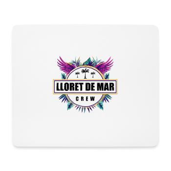 Lloret de Mar Crew Tropical - Tapis de souris (format paysage) - blanc - Devant