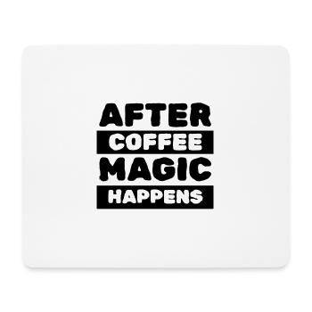 Après la magie du café - Tapis de souris (format paysage) - blanc - Devant