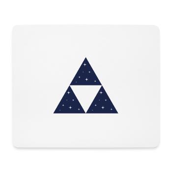 Starry Sky Night Sky Stars - Mouse Pad (horizontal) - white - Front