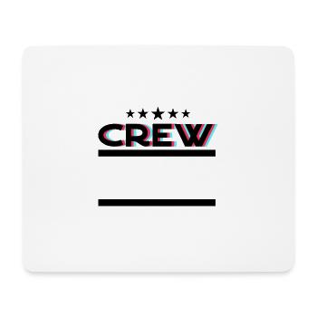 Crew Team Frame - Mouse Pad (horizontal) - white - Front