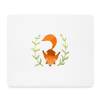 Wildtiere - Mousepad (Querformat) - Weiß - Vorne