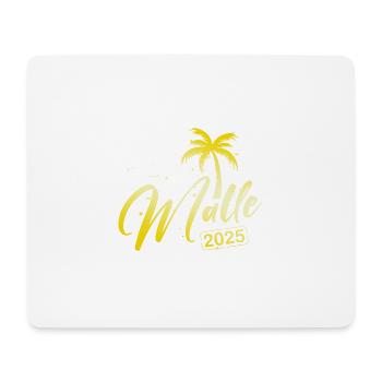 Malle 2025 Palmier de Majorque - Tapis de souris (format paysage) - blanc - Devant