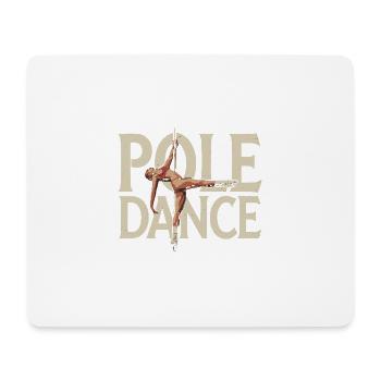 Pole Dance Pole Tänzerin Stangentanz - Mousepad (Querformat) - Weiß - Vorne