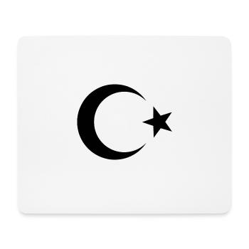 Turquie design - Tapis de souris (format paysage) - blanc - Devant