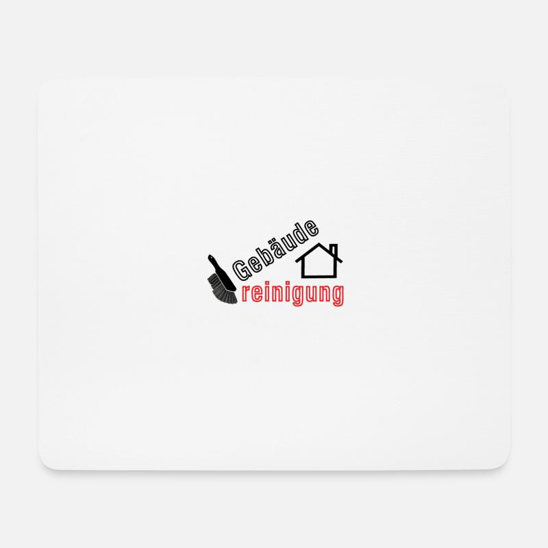 Gebäude reinigung - Mousepad (Querformat) - Weiß