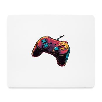 Gamepad, Gamepad, Console Player Logo - Mouse Pad (horizontal) - white - Front