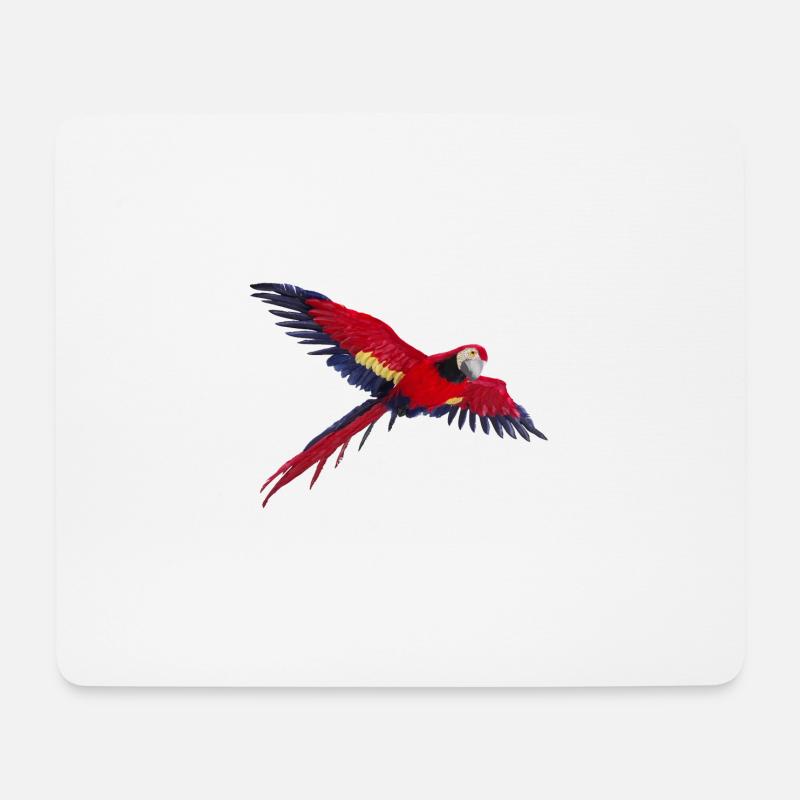 parrot parrot bird bird1 - Mouse Pad (horizontal) - white