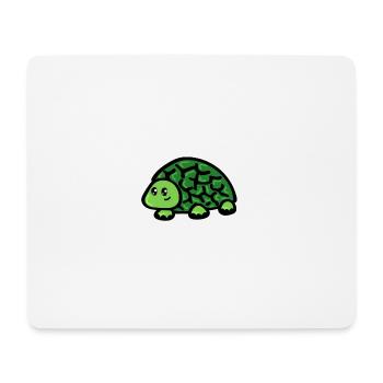 Turtle - Mouse Pad (horizontal) - white - Front