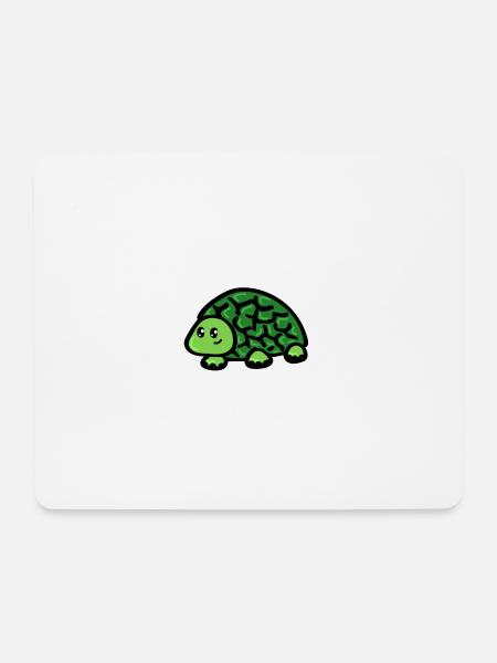 Schildkröte - Mousepad (Querformat) - Weiß