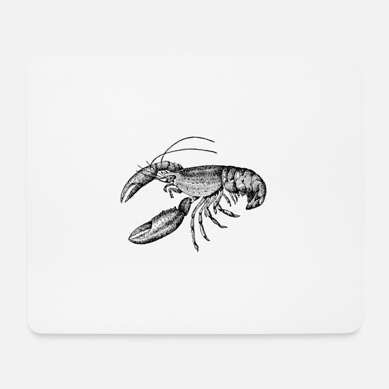 Meerestiere - Mousepad (Querformat) - Weiß