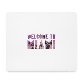 Welcome to Miami - Mousepad (Querformat) - Weiß - Vorne