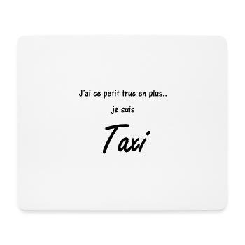 T-shirt Taxi - Tapis de souris (format paysage) - blanc - Devant