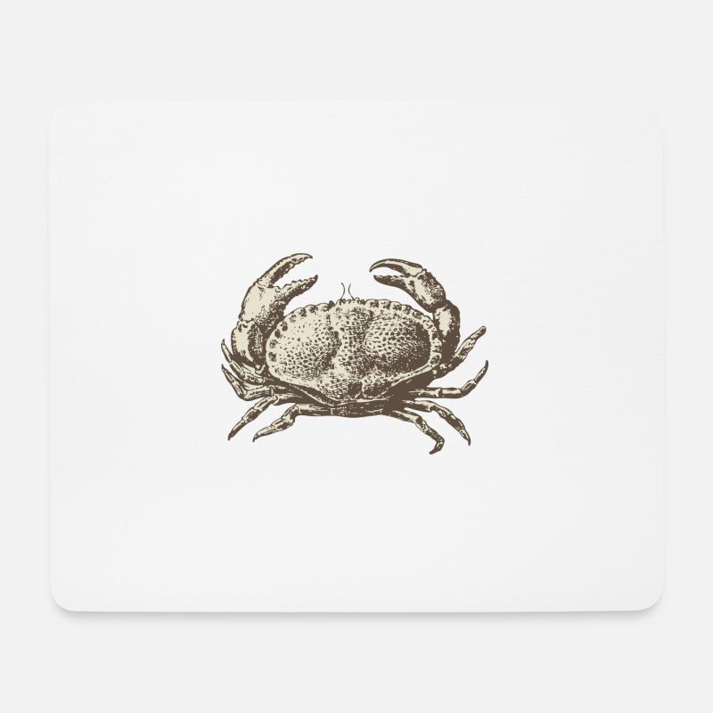 Meerestiere - Mousepad (Querformat) - Weiß