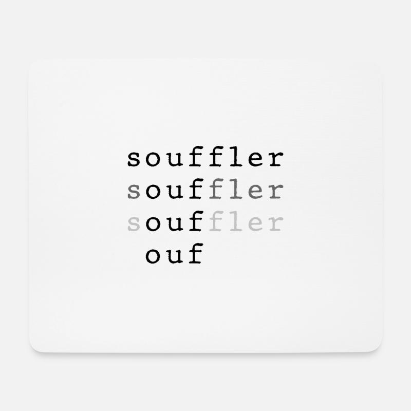BLOW - Mouse Pad (horizontal) - white