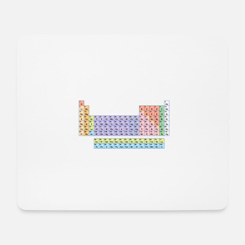 periodic table - Mouse Pad (horizontal) - white