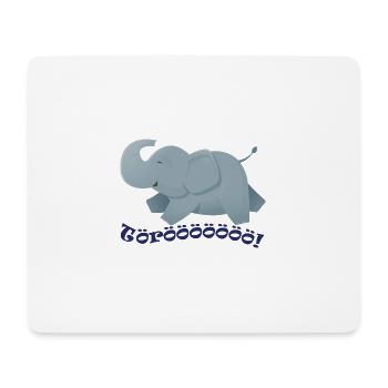 Wildtiere - Mousepad (Querformat) - Weiß - Vorne
