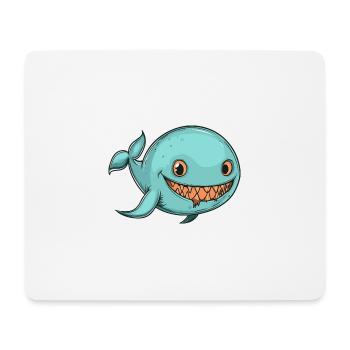 Wal Halloween Lustig Zombie - Mousepad (Querformat) - Weiß - Vorne