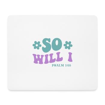 Psalm 148 - Mouse Pad (horizontal) - white - Front