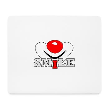 Smile Clown - Tapis de souris (format paysage) - blanc - Devant