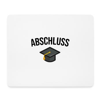 Abschluss Studium Abitur - Mousepad (Querformat) - Weiß - Vorne