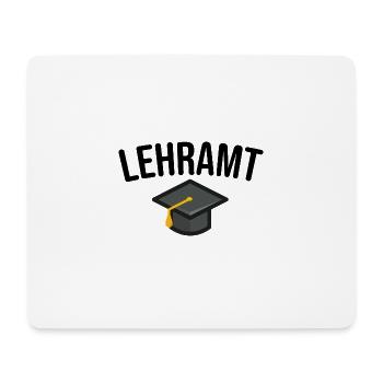 Lehramt Studium Abschluss - Mousepad (Querformat) - Weiß - Vorne