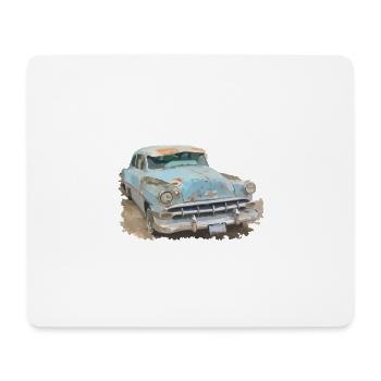 Vintage Car - Mousepad (Querformat) - Weiß - Vorne