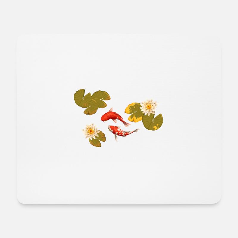 Meerestiere - Mousepad (Querformat) - Weiß