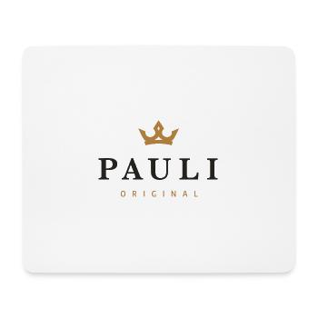 Pauli Original Familienlogo - Mousepad (Querformat) - Weiß - Vorne