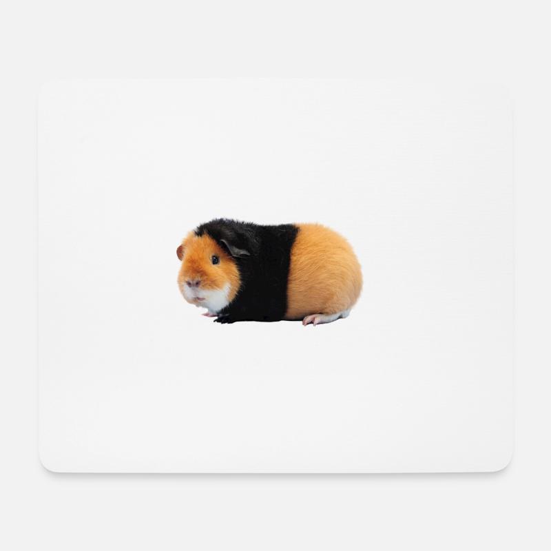 Meerschweinchen - Mousepad (Querformat) - Weiß