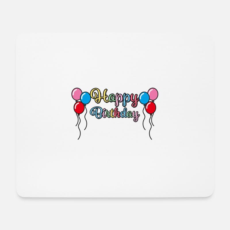 Alles Gute Glückwunsch Geburtstagsgruß - Mousepad (Querformat) - Weiß