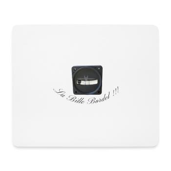 La bille bordel - Tapis de souris (format paysage) - blanc - Devant