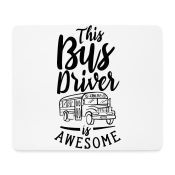 Dieser Busfahrer Ist Genial Buslenker Bus Beruf - Mousepad (Querformat) - Weiß - Vorne