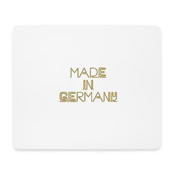 fabriqué en allemagne,or,goldene schrift,allemagne - Tapis de souris (format paysage) - blanc - Devant