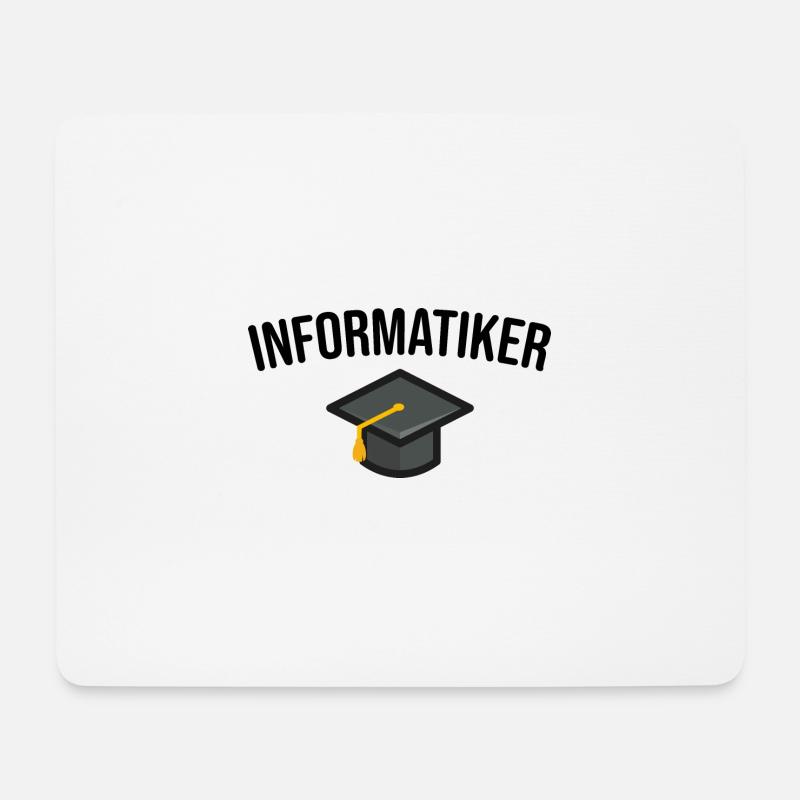 Informatiker Studium Ausbildung - Mousepad (Querformat) - Weiß
