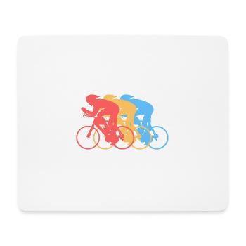 Fahrrad - Mousepad (Querformat) - Weiß - Vorne