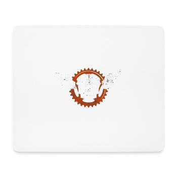 Fahrrad - Mousepad (Querformat) - Weiß - Vorne