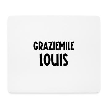 graziemile louis - Tapis de souris (format paysage) - blanc - Devant