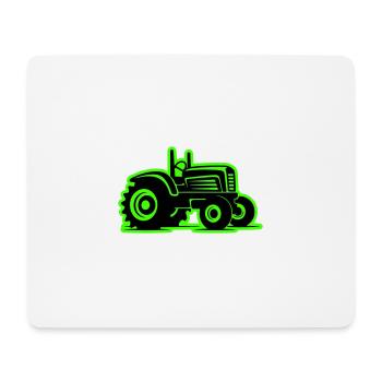 Traktor Landwirtschaft Symbol - Mousepad (Querformat) - Weiß - Vorne