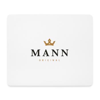 Mann Original Familienlogo - Mousepad (Querformat) - Weiß - Vorne