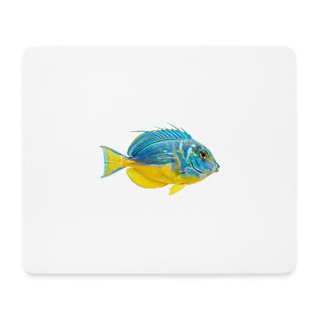 Vivid Parrotfish Burst - Mousepad (Querformat) - Weiß - Vorne