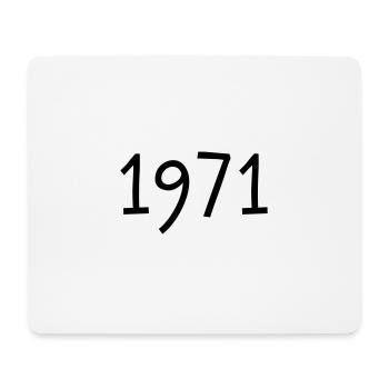 Year of birth 1971 Gift idea Birthday - Mouse Pad (horizontal) - white - Front