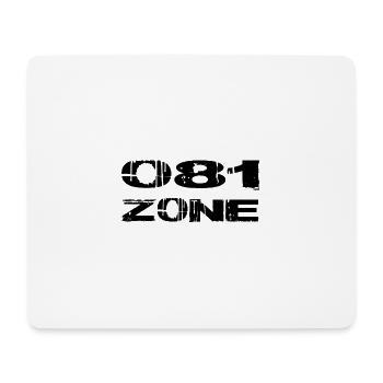 081 ZONES - Mouse Pad (horizontal) - white - Front