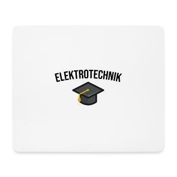 Elektrotechnik Studium Ausbildung - Mousepad (Querformat) - Weiß - Vorne