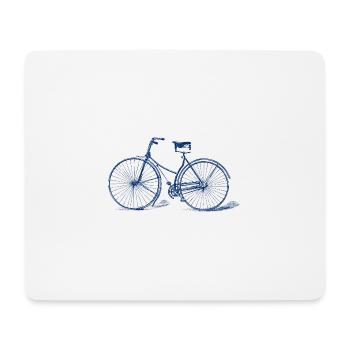 Fahrrad - Mousepad (Querformat) - Weiß - Vorne