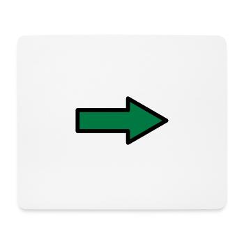 Arrow Sign Symbols - Mouse Pad (horizontal) - white - Front