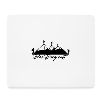 der berg ruft,wandern berge,berg,wandern - Mousepad (Querformat) - Weiß - Vorne
