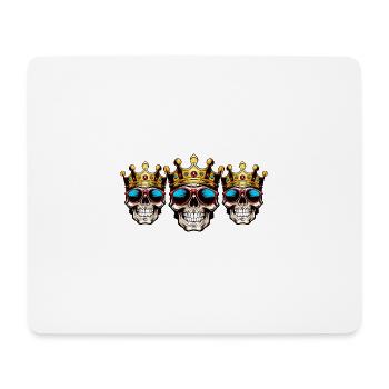 L’équipe de la couronne du roi du crâne - Tapis de souris (format paysage) - blanc - Devant