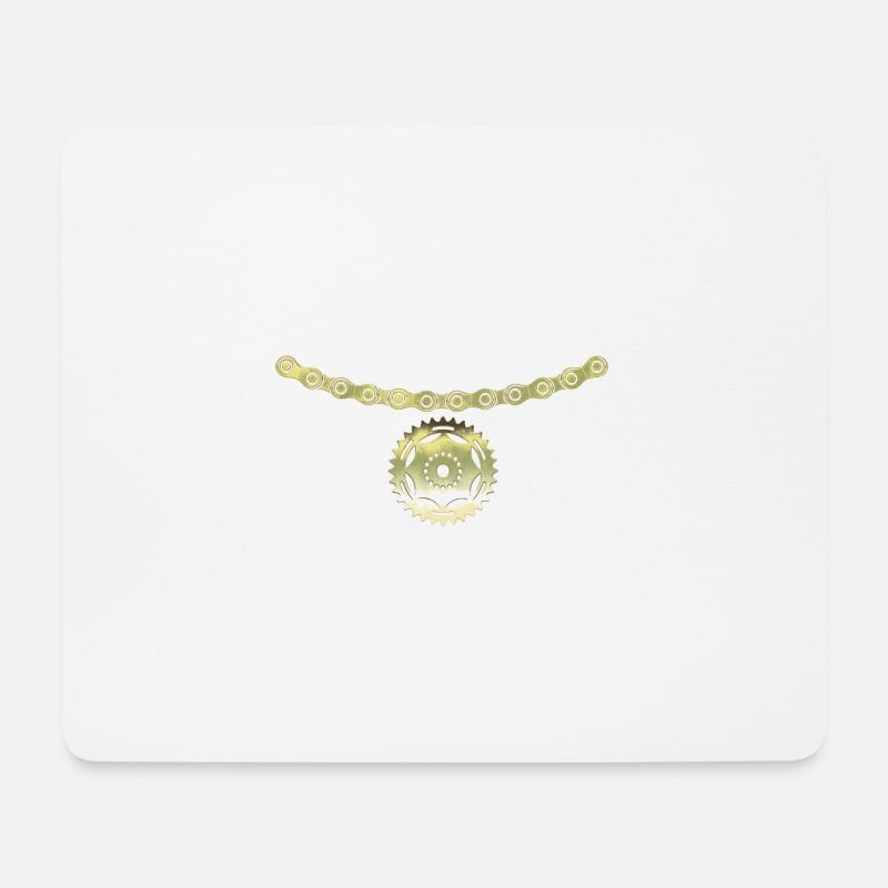 Fahrrad - Mousepad (Querformat) - Weiß
