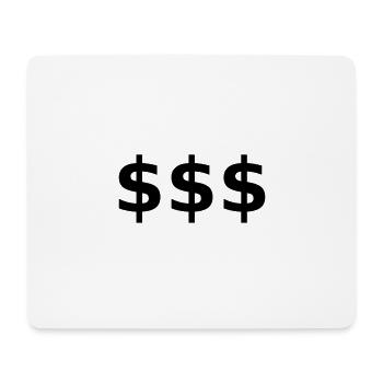 Dollar Dollars Cash Money Vector Design - Mouse Pad (horizontal) - white - Front