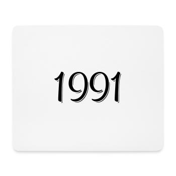 Année de naissance 1991 Cadeaux Anniversaire - Tapis de souris (format paysage) - blanc - Devant